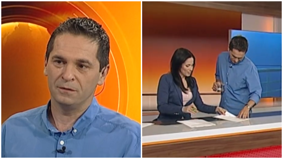 Janko Mečiar sa dusil v živom vysielaní: Správu za neho musela dočítať jeho kolegyňa Andrea!