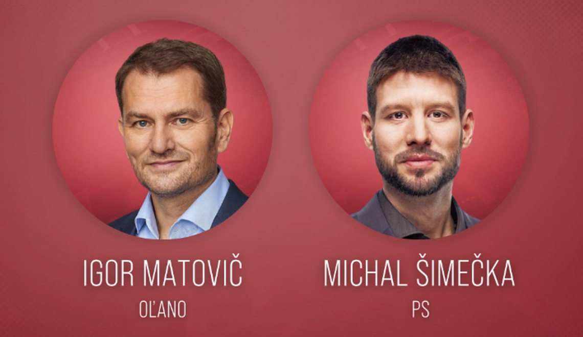 Duel dvoch lídrov strán: Aké otázky dostali Igor Matovič a Michal Šimečka?