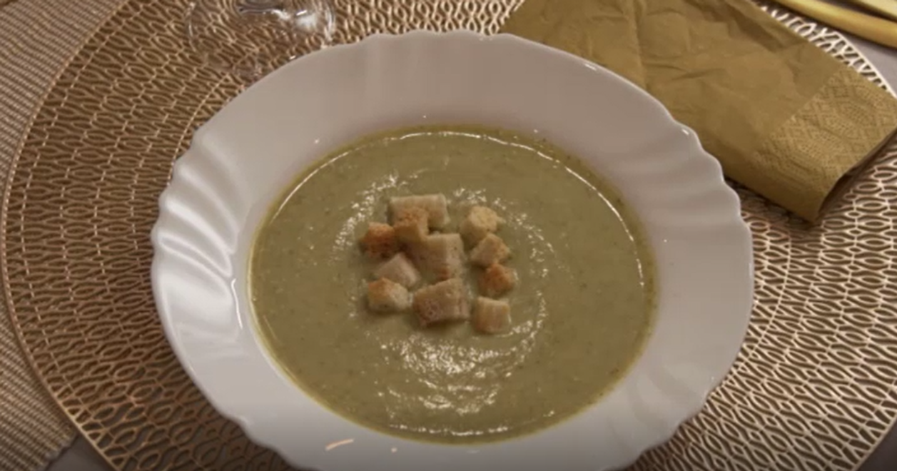 Polievka: Zelené ružičky