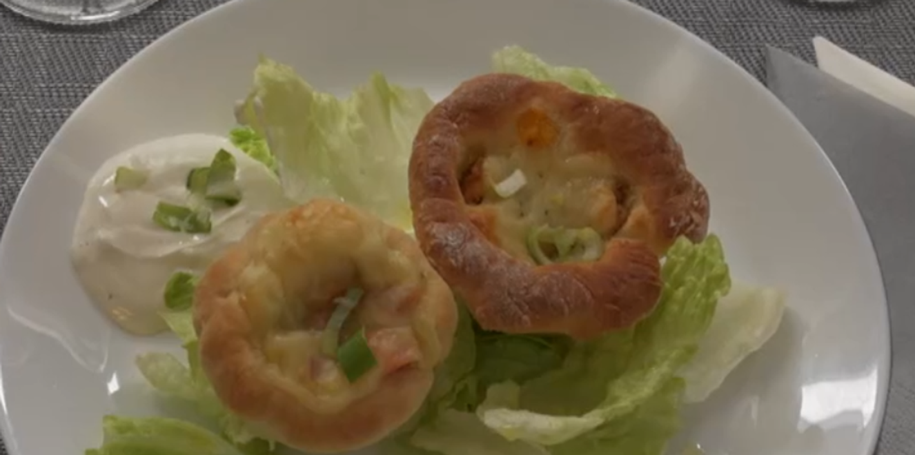 Predjedlo: Zdutý muffin