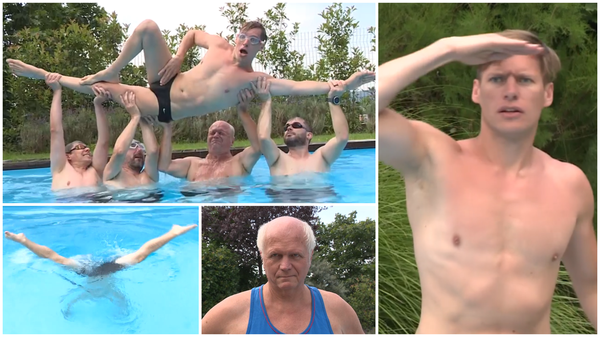 Nový internetový hit! Ranné noviny v plavkách: Puskailer, Kurilák či Jurčovič sa zahrali na aquabely
