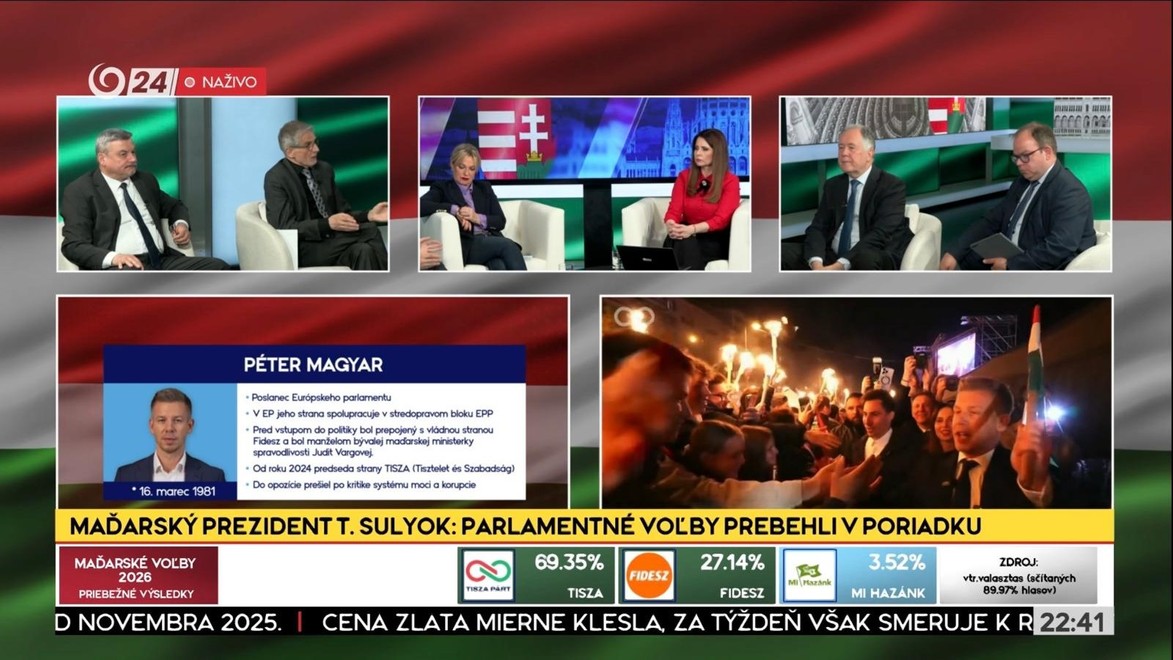 Orbán, napätie a mimoriadne vysielanie skôr, než sa čakalo: JOJ 24 sledovala uplynulý víkend maďarské voľby naživo  až takmer do polnoci