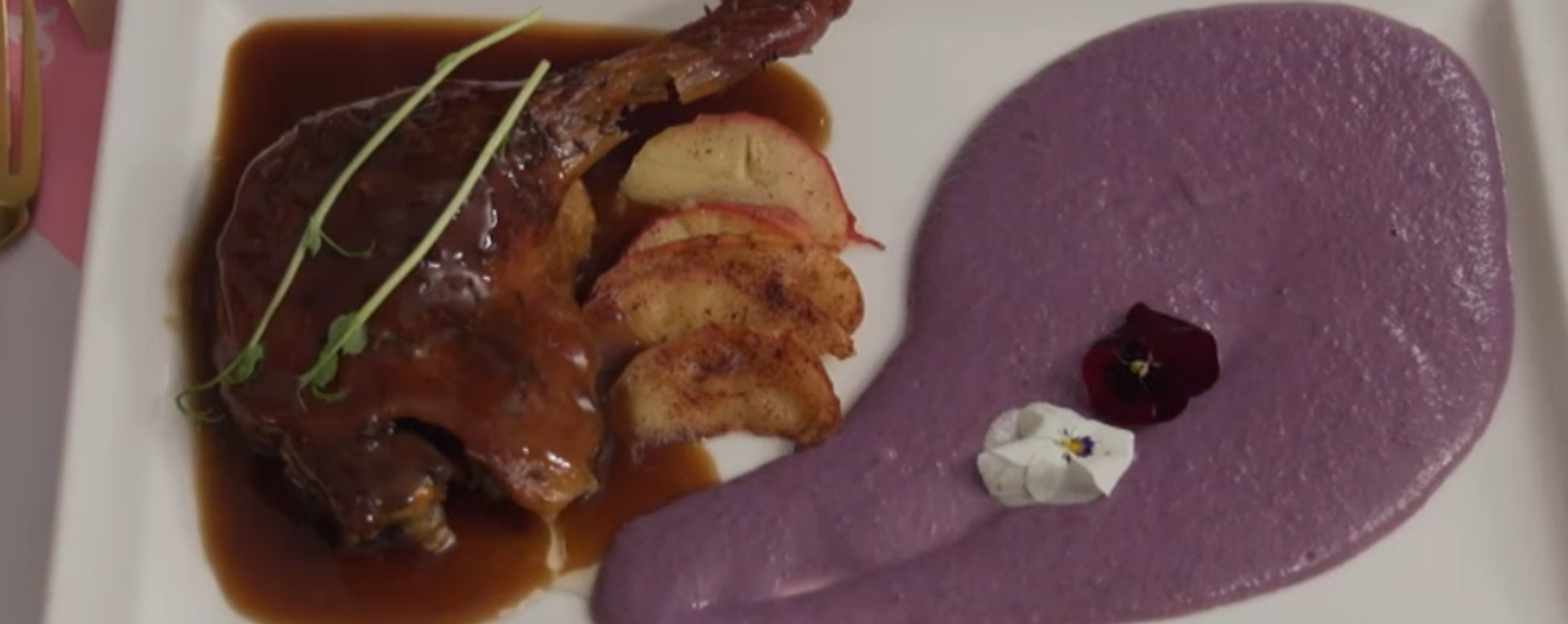 Hlavné jedlo: Fialové nebo