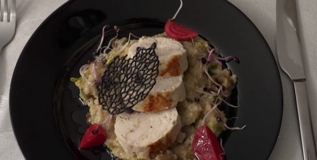 Hlavné jedlo: Zrolovaná pena