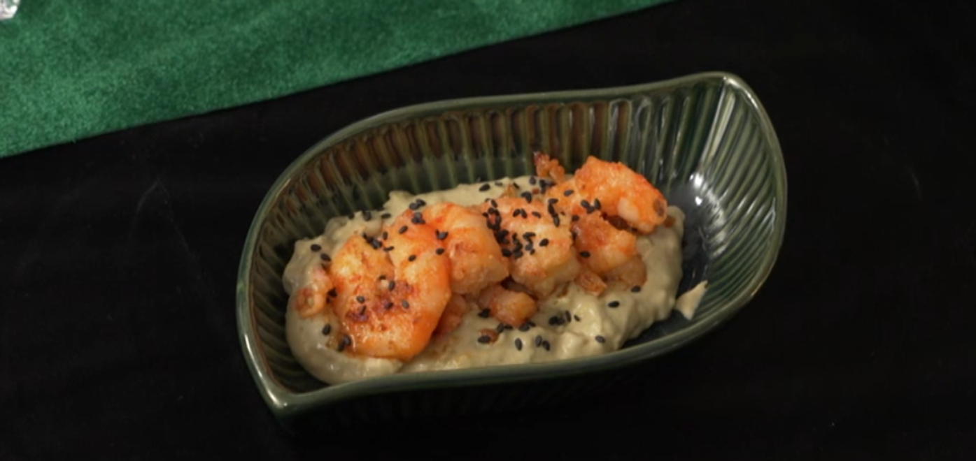 Predjedlo: Opucované v plameňoch