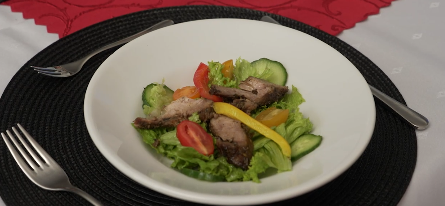 Predjedlo: Naspídované kura