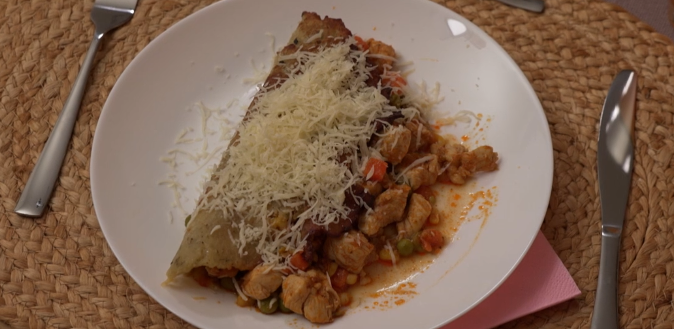 Hlavné jedlo: Preklopená letka