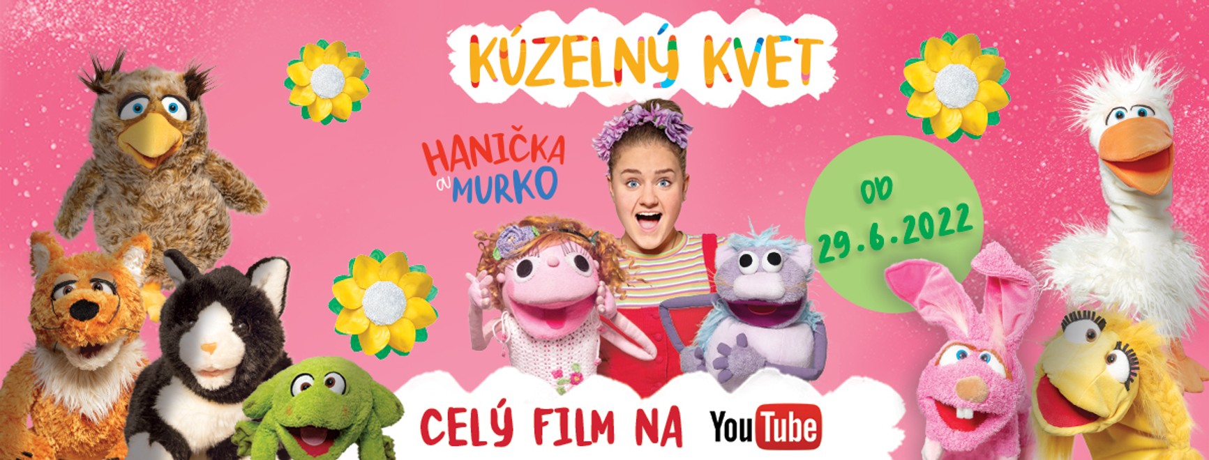 Veľký prázdninový darček - rozprávka Kúzelný kvet od Haničky a Murka pre všetky deti!