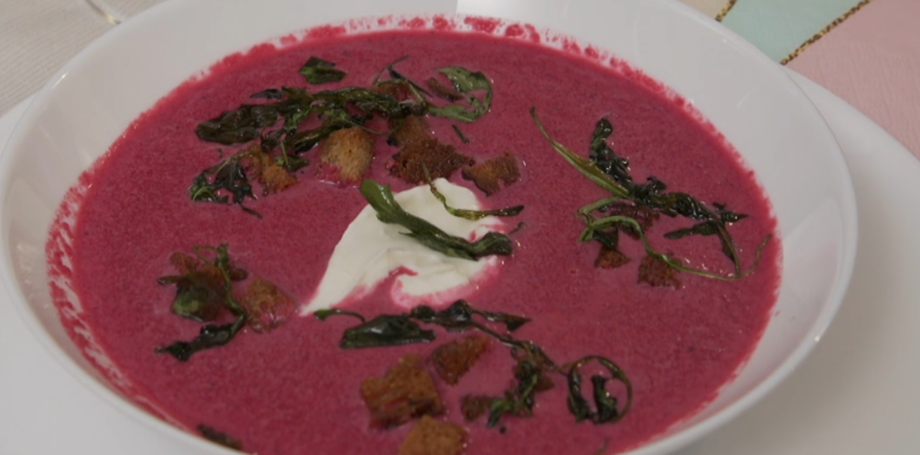 Polievka: Ruženka na koze