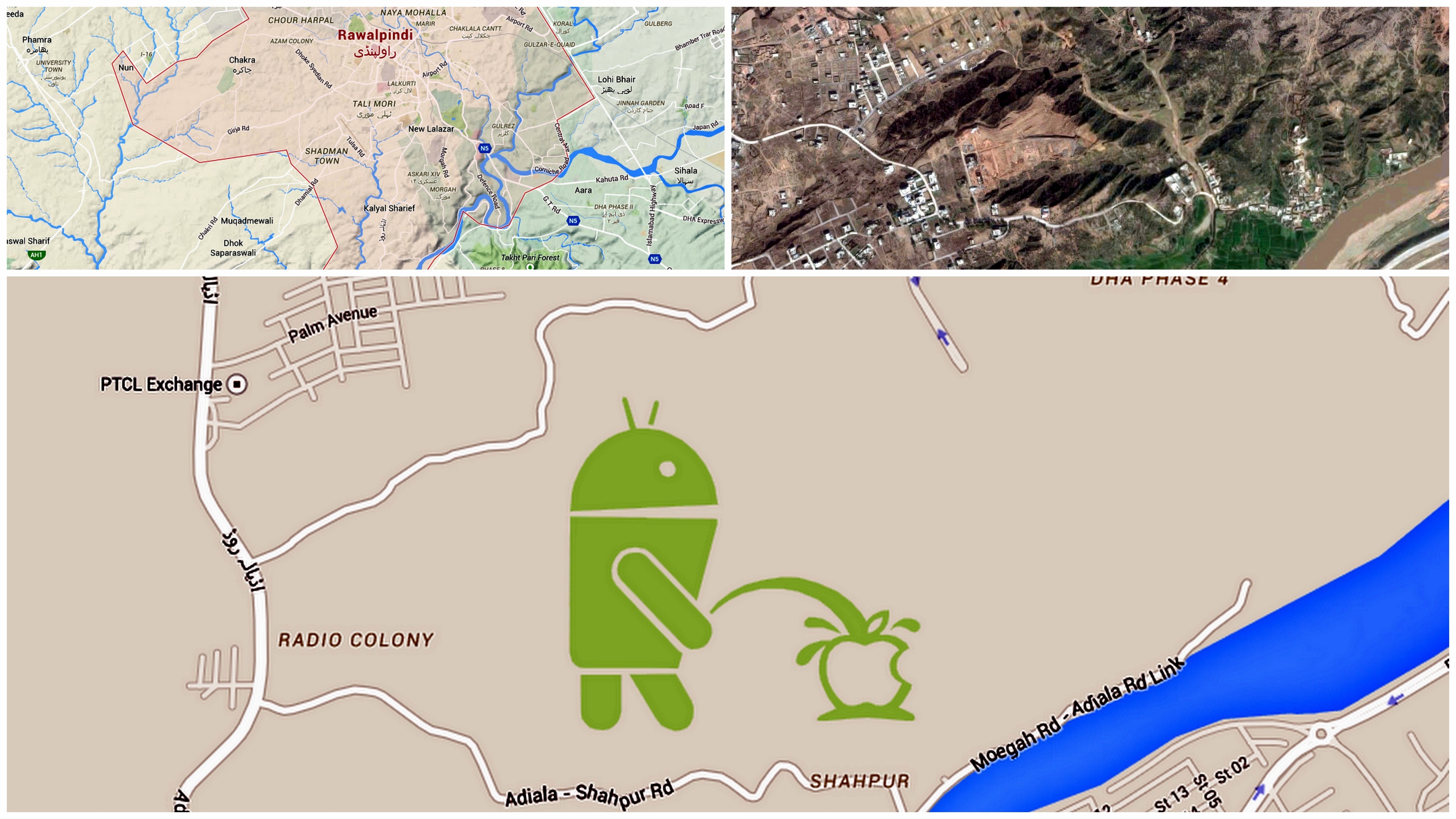 Android močí na Apple. Pozrite sa, čo sa objavilo na Google Maps