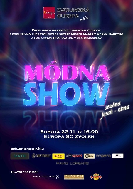 Módna show 2014 Europa SC plagát